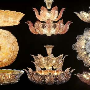 简欧灯具组合3D模型下载